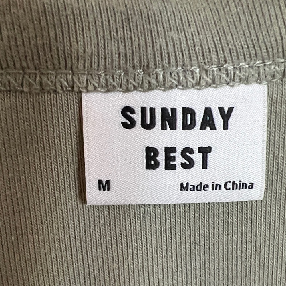 Sunday Best Olive Long Sleeve Tee - Picture 2 of 3